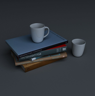 Bedava 3d model kitap örtmek kılıf yığın Sanat 3d print model - Mito3D