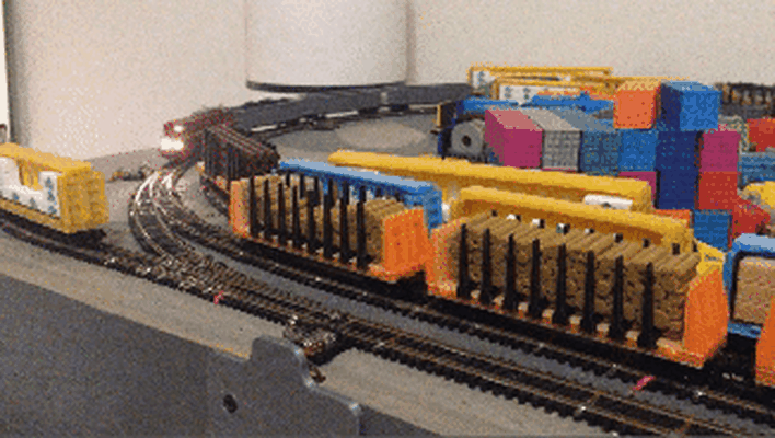 livre 40' 65' n escala minério gôndola micro trains acopladores estático exibição or criança brinquedo nw2 locomotiva cargas modelo trem modular carvão carga 3d print model - Mito3D