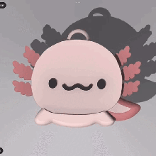 free axolotl keychain 3d print model - Mito3D