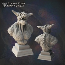 free bust - dretch d&d miniature miniatures dnd dungeonsanddragons monster resin tabletopgames fantasy 3d print model - Mito3D