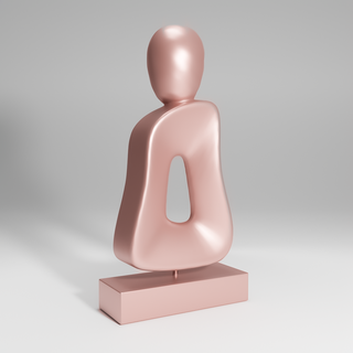 free decorative figure home decor dummy body office art minimal 3d print model - Mito3D