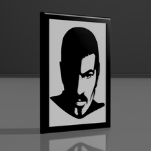 Bedava dekoratif çerçeve George Michael 3d print model - Mito3D