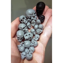 free detailed skull art necromancer undead anatomy skeleton bones fantasy 3d print model - Mito3D