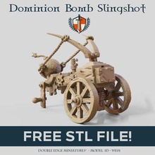 free file -dominion bomb slingshot 3d print model - Mito3D