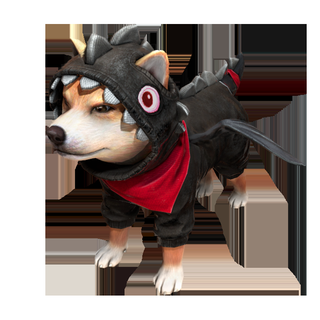 gratis fuego mascota shiva perro libre 3d print model - Mito3D