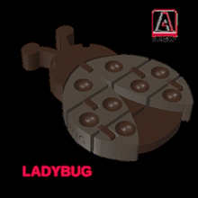 free flexi ladybug ladybug flexi toy insects decoration sweets 3d print model - Mito3D