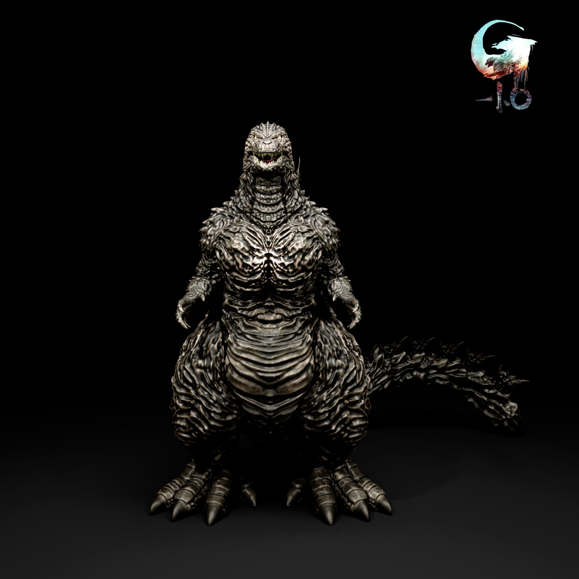 livre godzilla 2023 1 steam79's arte kaiju rei kong kingkong ghidorah mothra nascermos monstro filme anguírus thekingofstal gojira estátua japonês fresco anjo 3D print model - Mito3D