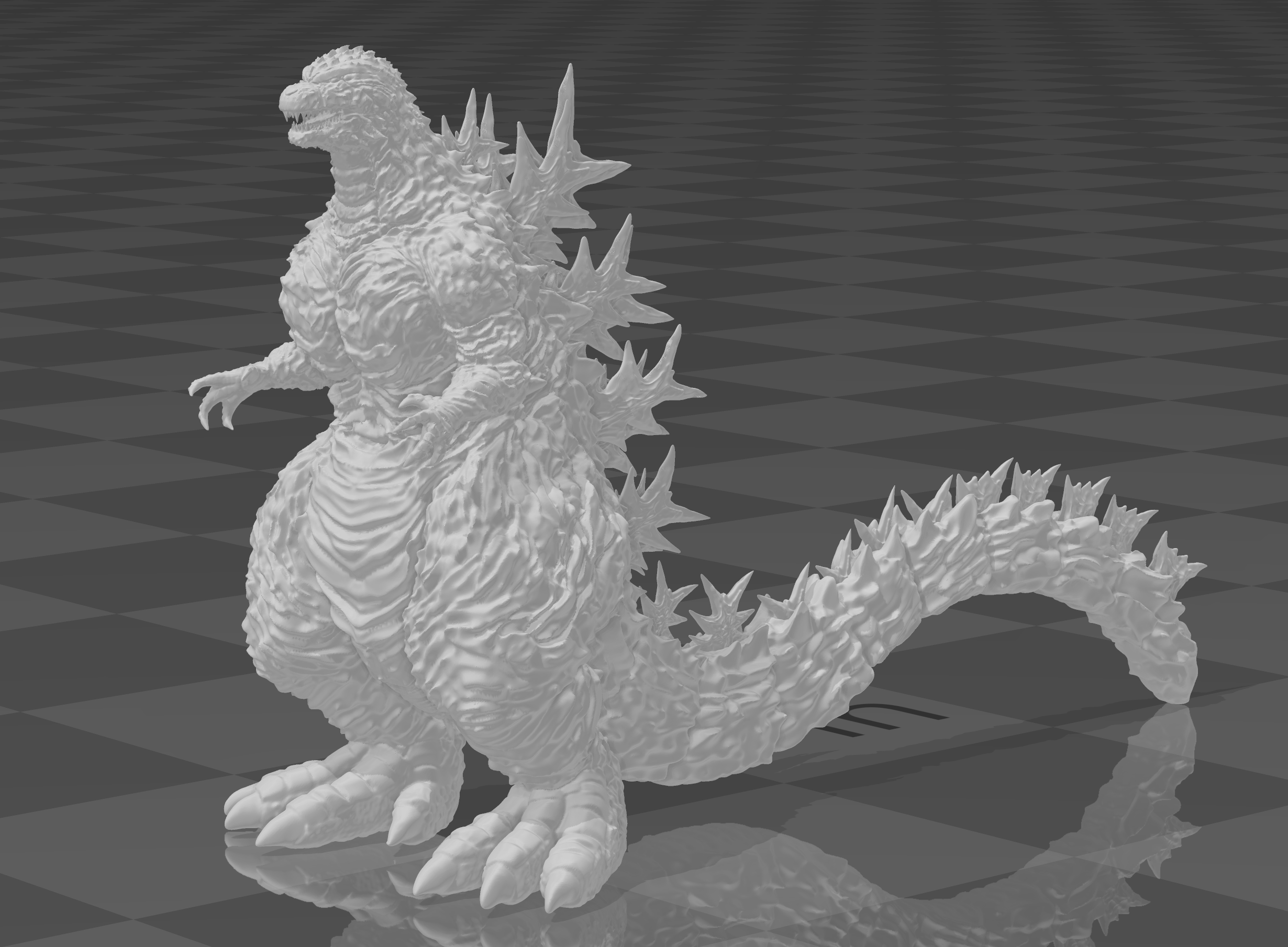 frei godzilla 2023 steam79's ii kunst kaiju könig kong kingkong ghidorah motte geboren monster film anguirus thekingofstal gojira statue japanisch monsterfrisch engel 3D print model - Mito3D