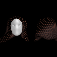 dei capelli gratuito dea gioco donna parrucca libero 3d print model - Mito3D
