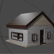 free house architecture 3d 3d print model - Mito3D