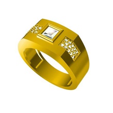 free gioielli modello cad 3d mens ring stl anello di nozze Modello fidanzamento banda 3d print model - Mito3D