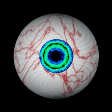 free Modell manipuliert Augapfel meyhem Auge Augen Augäpfel rig frei 3d print model - Mito3D