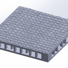 frei Mosaik Fliese Architektur hodge3design openlock römisch Gebäude Strukturen 3d print model - Mito3D