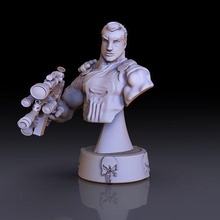 free punisher 2 the marvel 3d print model - Mito3D