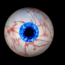frei manipuliert Augen dösen Göttin Auge Augapfel Augäpfel rig 3d print model - Mito3D