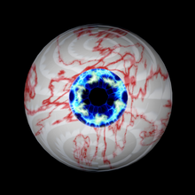 frei manipuliert verloren Augen Ozean Auge Augapfel Augäpfel rig 3d print model - Mito3D