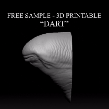 free sample - dart stranger highly detailed 3d print model 3d print model - Mito3D