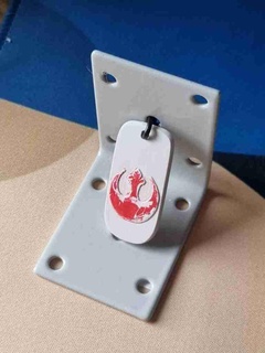 livre Estrela guerras rebelde aliança cão etiqueta jóias rebeldes modelos 3d print model - Mito3D