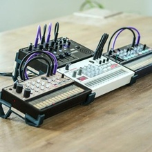 libre modular audiostand volca base paquet synthstand korg modulaire OMG omgdesignlab designlab 3d print model - Mito3D