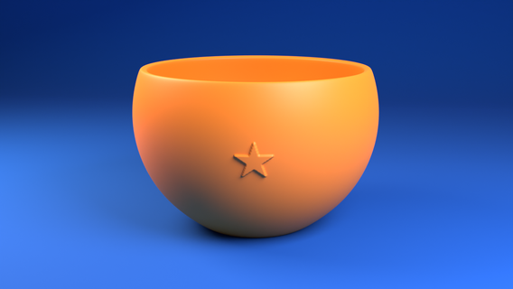 frei Vase Drachen Ball niedrig Linderung 3d print model - Mito3D
