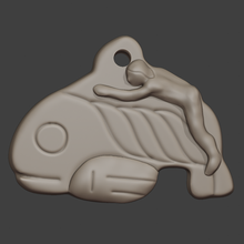 free willy necklace 3d print model - Mito3D