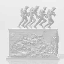 libre mondes ligue Mémorial 3d print model - Mito3D
