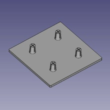 freecad 4040 Slot Schiene Startseite Mantel Werkzeug 3d print model - Mito3D