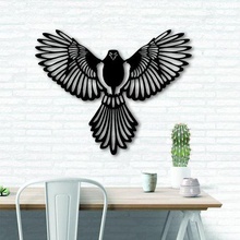 freedom - bird metal wall art birds love decor decoration bed bedroom heart animal office room wolf 3d print model - Mito3D