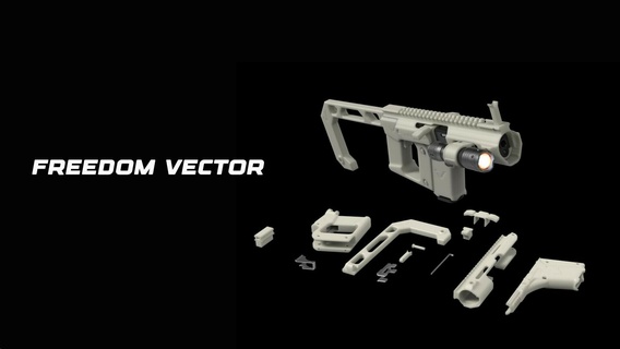 freedom vector glock17 3d print model - Mito3D