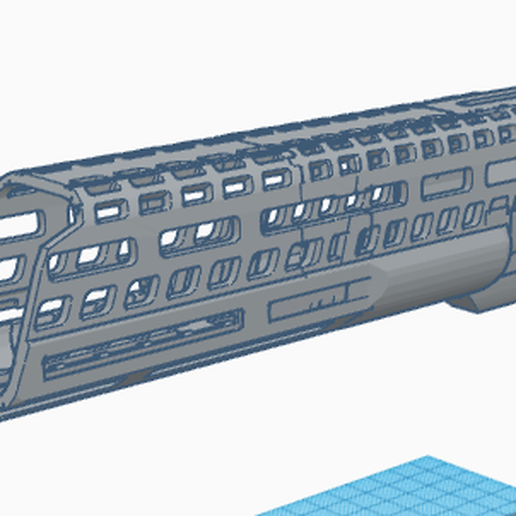 Halka açıklık el kundağı oyun airsoft paintball milspec karabina 3D print model - Mito3D