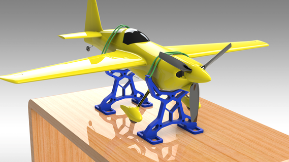 bağımsız rc ayakta durmak yüzeyleri Demir Adam uçak gadget hobi cr 10 cr10 oyuncak eğlence proje rcplane 3dprinting rcplanes Creality 3dprinter jet masa 3d print model - Mito3D