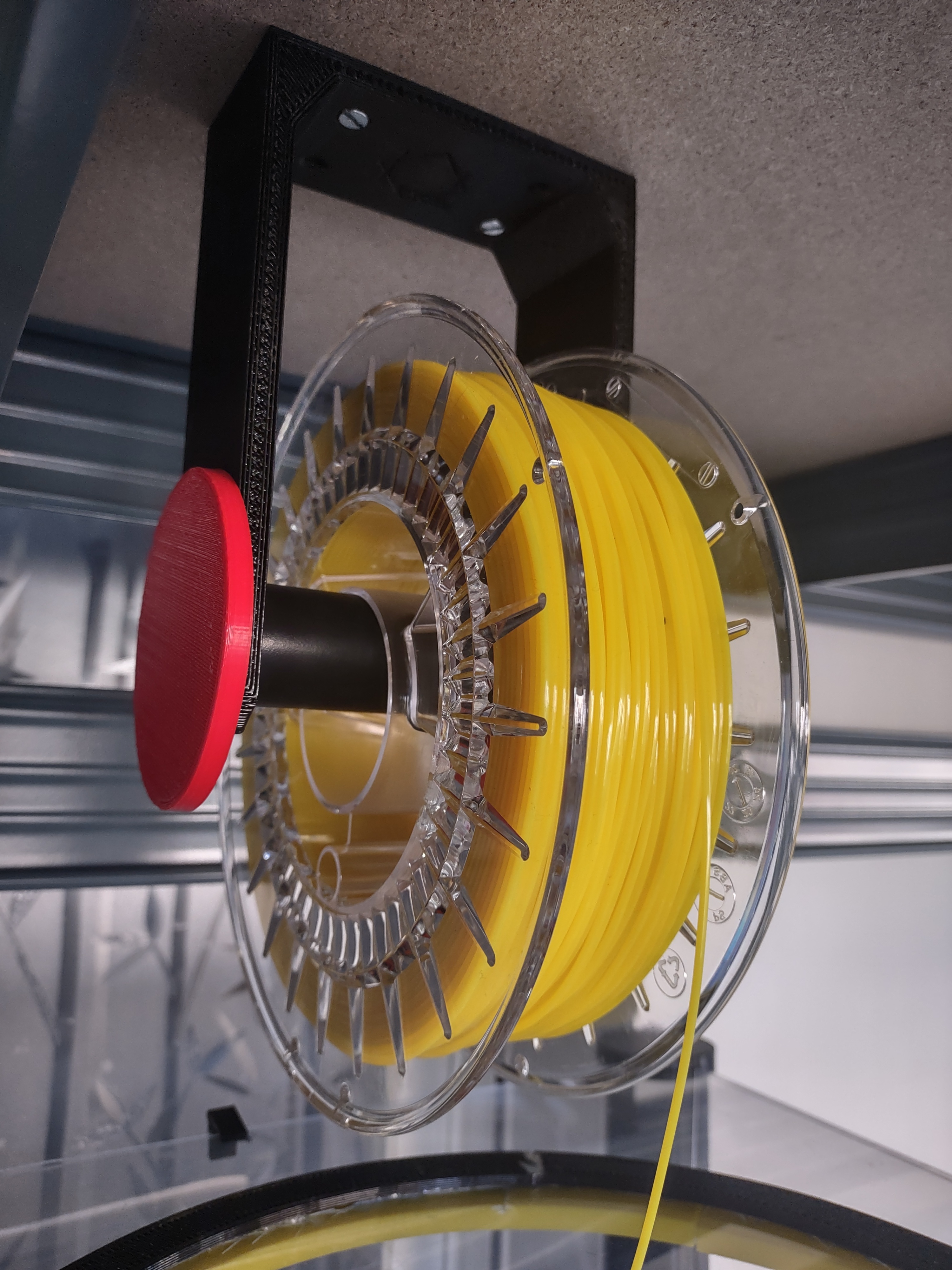 freestanding roll holder creality printer 3d printing ender3 workshop coil filament 3D print model - Mito3D