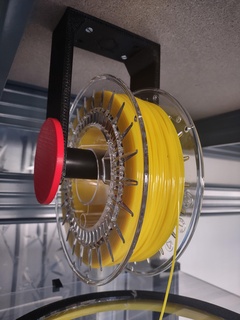 pied rouleau titulaire soutien créalité imprimante 3d impression ender3 atelier bobine filament 3d print model - Mito3D
