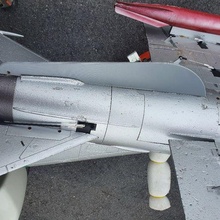 ala libre mig 21 ventral aleta artilugio rc avión combatiente remoto controlar jet edf 3d print model - Mito3D