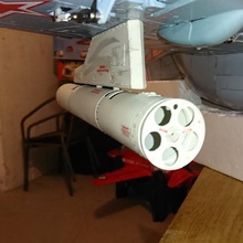 freewing yak 130 90mm b-13l rocket launcher game jet 3d print model - Mito3D