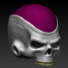 freezer skull art dragon ball z busto craneo calavera 3d print model - Mito3D