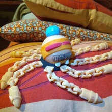 Einfrieren Kunst flexi komisch artikuliert Spielzeug Schnee flexy Geschenk Kinder flexibel Körper Tintenfisch Kreatur Monster niedlich nett Super 3d print model - Mito3D
