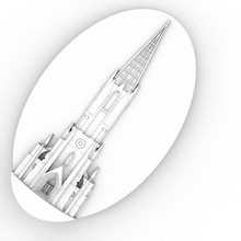fleur m nster unserer lieben frau katholische stadtpfarrkirche von freiburg im breisgau de l'architecture 3d print model - Mito3D