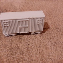 freight car - wagon 2 game blackpower tabletopgames acw train railroads wargames miniatures oldwest tabletop 3d print model - Mito3D