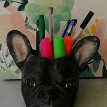 français taureau chien stylo chiens animaux domestiques camarade yerba argentin caniche 3d print model - Mito3D