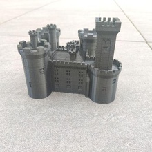 français Château château montbrun 3d print model - Mito3D