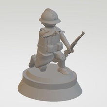 Französisch Spielmobil Krieg Denkmal ww1 Spiel Benutzerdefiniert Monument Todesfälle Frankreich 3d print model - Mito3D