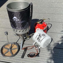french press msr windburner 18l stove various camping coffee outdoors sport 3d print model - Mito3D