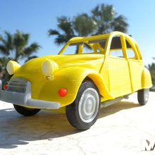 french small car game 3d print model - Mito3D