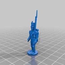 french soldier game toy napoleonic 28mm 3d print model - Mito3D