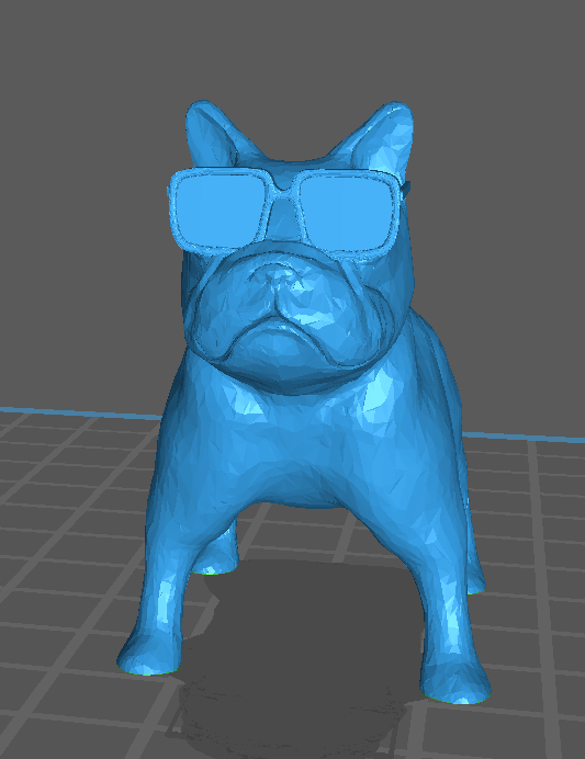 frenchie french bulldog 3D print model - Mito3D