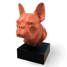 frenchie bust foundation series art dog anatomy sculpture model french bulldog frenchie canine figurine