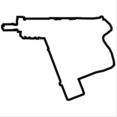 frenesia valoroso portachiavi pistola pendente arma sommossa giochi video 3d print model - Mito3D