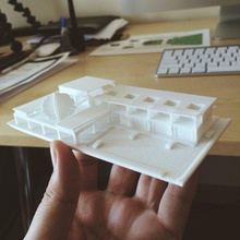 frische-Markt-Architektur Gebäude-Strukturen scale-Modell Architektur-Modell 3d print model - Mito3D