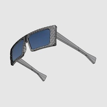 fresno framefront part3 moda occhiali sole bicchieri lenti contatto ottica spettacoli cornici telaio Accessori 3d print model - Mito3D
